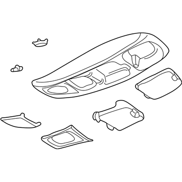 Ford 2C5Z-78519A70-BAA Console Assembly - Overhead