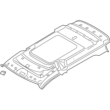 Ford DT1Z-1751942-AA Panel Assembly - Roof Trim - Rear