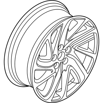 Ford LC5Z-1007-A WHEEL ASY