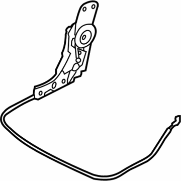 Ford DU5Z-9661383-W Latch Assembly - Rear Seat Back