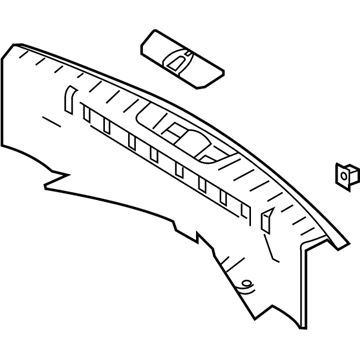 Ford BB5Z-7842624-CA Plate - Door Scuff