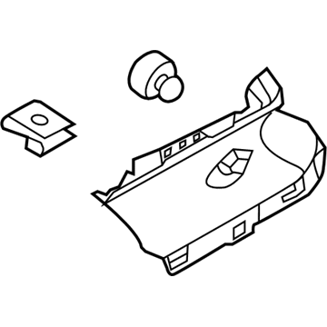 Ford BB5Z-7831004-AB Panel Assembly - "C" Pillar - Inner