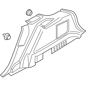 Ford HA1Z-5831012-AA Trim Assembly - Quarter