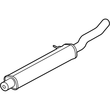 Ford LX6Z-5230-PG MUFFLER ASY - CENTRE AND REAR