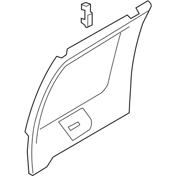 2013 Ford E-350/E-350 Super Duty Weather Strip - 3C2Z-1642410-AAB