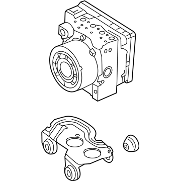 2013 Ford Fusion ABS Control Module - DG9Z-2C405-G