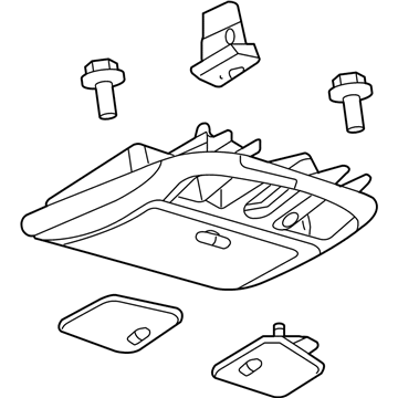 Ford 6H6Z-54519A70-BAB Console Assembly - Overhead