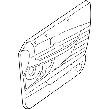 Ford 3W6Z-7623942-ACA Panel Assembly - Door Trim