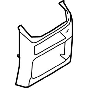 Ford JL7Z-78045E24-AAS PANEL - GLOVE COMPARTMENT FRON