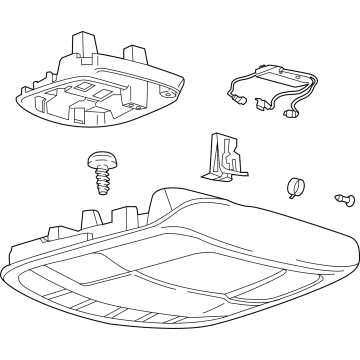 Ford ML3Z-18519A70-EDD CONSOLE ASY - OVERHEAD