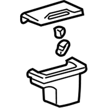 Ford XW4Z-5430702-AAC Ash Receptacle And Housing Assembly