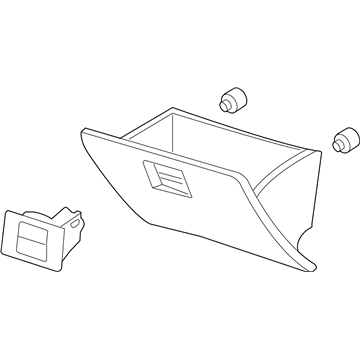 Ford 6L2Z-7806024-AAA Door Assembly - Glove Compartment