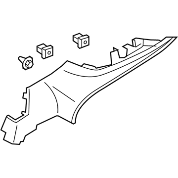 Ford HS7Z-7831013-BE TRIM Assembly - QUARTER