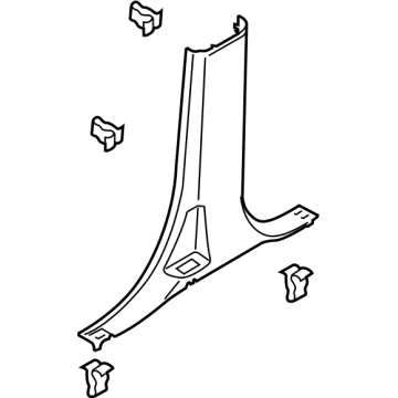 Ford FL3Z-1624347-AL TRIM - "B" PILLAR