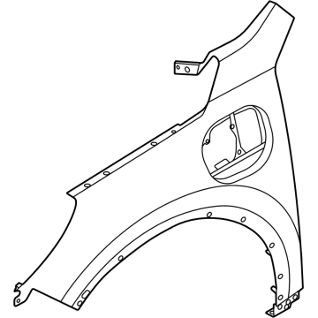 2021 Lincoln Corsair Fender - LJ7Z-16006-B