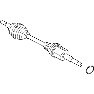 Ford LX6Z-3B437-B SHAFT - FRONT AXLE