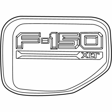 Ford NL3Z-16720-AH NAME PLATE