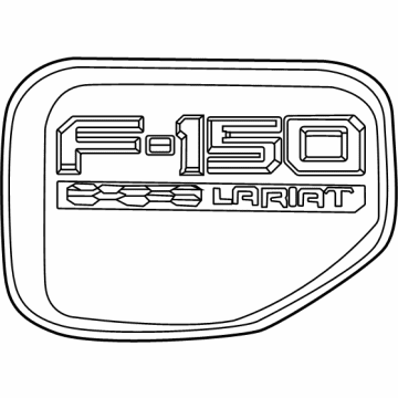 Ford NL3Z-16720-BD NAME PLATE