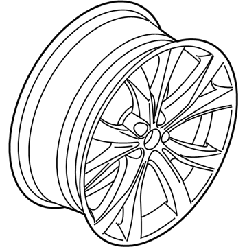 Ford MB5Z-1007-A WHEEL ASY