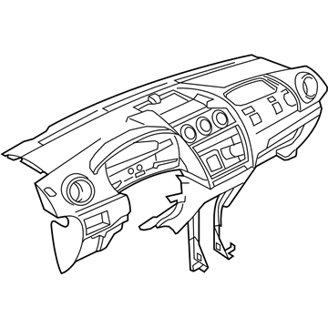 Ford 9T1Z-6104320-CD Panel - Instrument