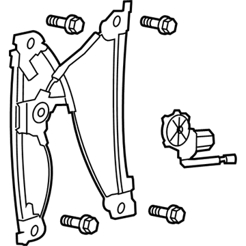 Lincoln Mark LT Window Regulator - BL3Z-1523201-C