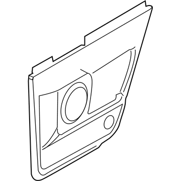 Ford 4L7Z-7827406-AAC Panel - Door Trim - Lower