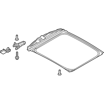 Ford DM5Z-58519A02-AA Sun Blinds Assembly