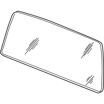 Ford 7L3Z-1542006-A Window Assembly - Back