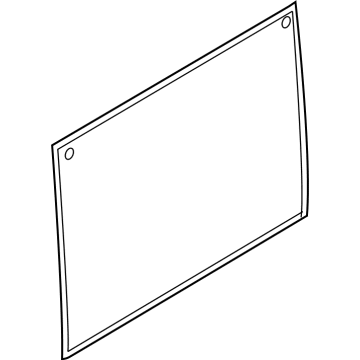 Ford KK4Z-6129711-B GLASS - QUARTER WINDOW