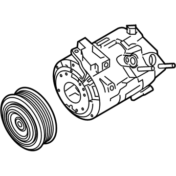 2020 Lincoln Nautilus A/C Compressor - K2GZ-19703-B