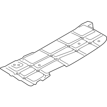 2022 Ford F-250 Super Duty Fuel Tank Skid Plate - HC3Z-9K036-D