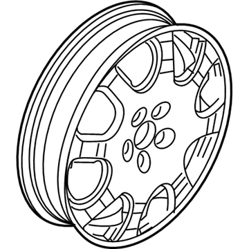 Ford FB5Z-1007-H Wheel Assembly