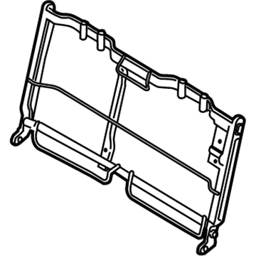 Ford JC3Z-16613A39-A FRAME - REAR SEAT BACK RETAINI