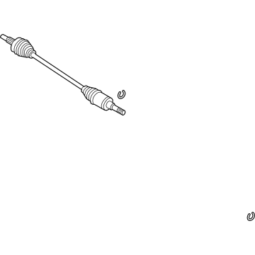 2022 Ford Bronco Sport Axle Shaft - LX6Z-4K138-A