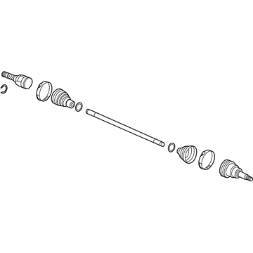 Lincoln Corsair Axle Shaft - LX6Z-4K138-B