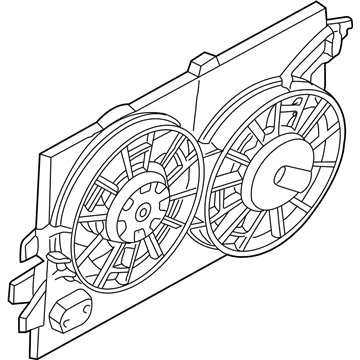 2002 Ford Focus Fan Motor - 1S4Z-8C607-CC