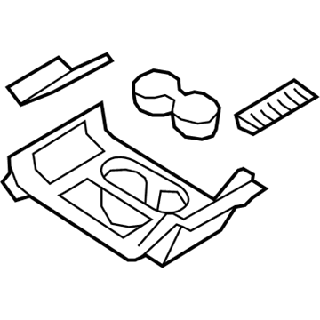 Ford AA8Z-74045A76-DA Panel Assembly - Console