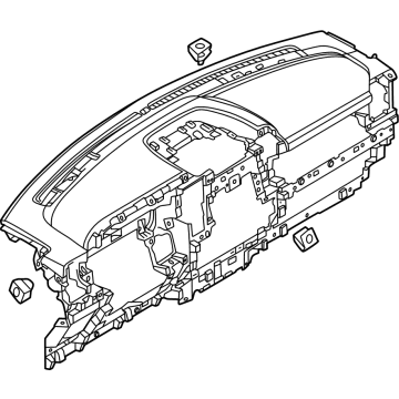 Ford PC3Z-2604320-AA PANEL - INSTRUMENT