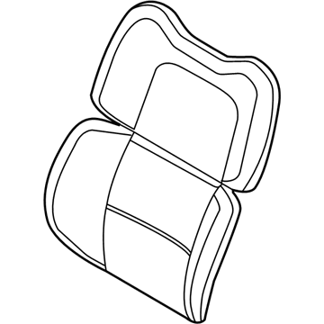 Ford LC5Z-7864416-AB COVER ASY - SEAT BACK