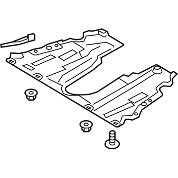 Ford HP5Z-6P013-A Shield - Engine Compartment Splash