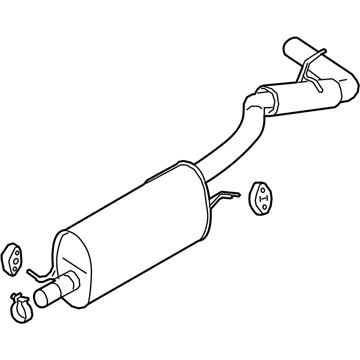 2021 Ford Ranger Muffler - KB3Z-5230-B