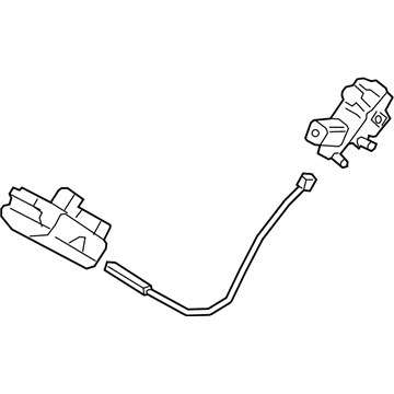 2020 Lincoln Continental Rear Passenger Door Handle Latch - GD9Z-54264A26-J