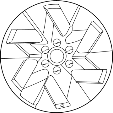 Ford NL3Z-1007-C WHEEL ASY