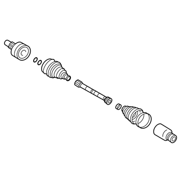 2004 Ford Escape Axle Shaft - YL8Z-3A427-DA