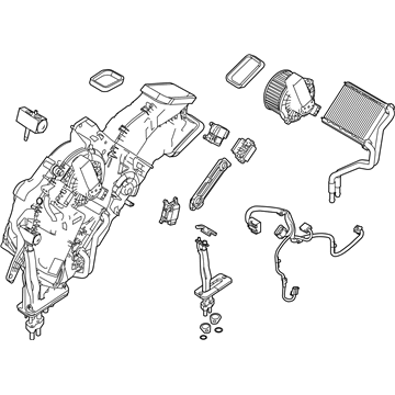 Ford DA8Z-18C424-B Heater Assembly