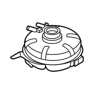 Ford LX6Z-8A080-A TANK ASY - RADIATOR OVERFLOW