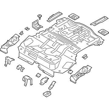 Ford Focus Floor Pan - G1FZ-5811215-A