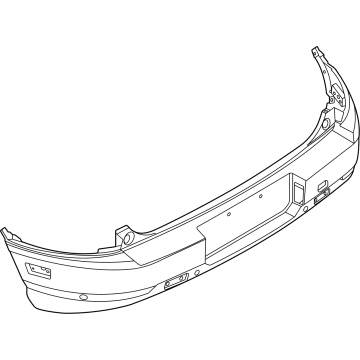 Ford M1PZ-17906-SD BUMPER ASY - REAR