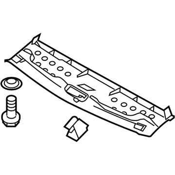 Ford CT1Z-61115A00-AA Compartment Assembly - Rear Stowage