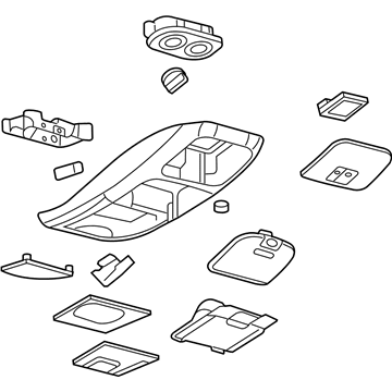 Ford 6L2Z-78519A70-CAA Console Assembly - Overhead